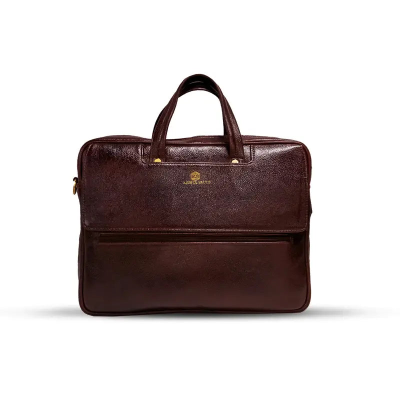 smart leather laptop bag