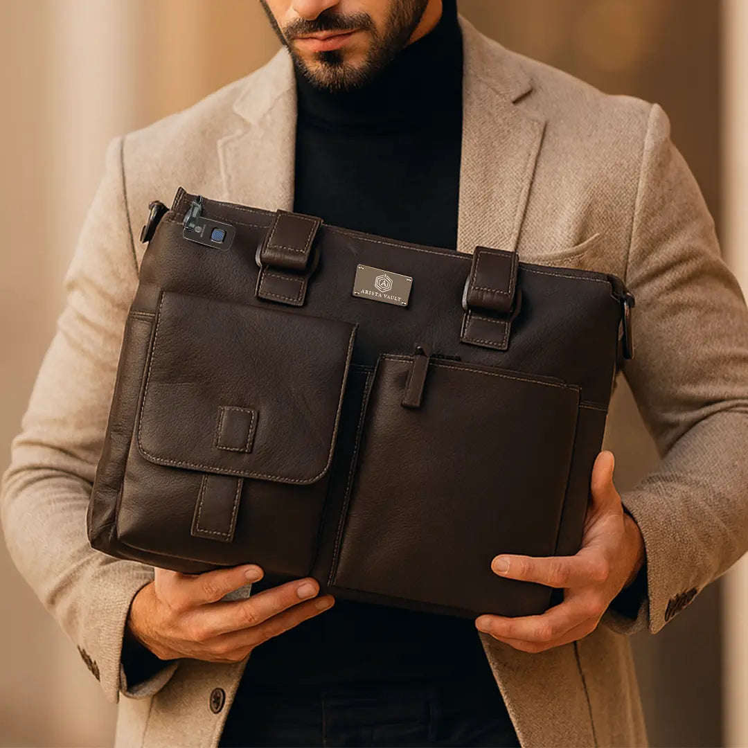 Seren Fingerlock Bag (Brown) Arista Vault