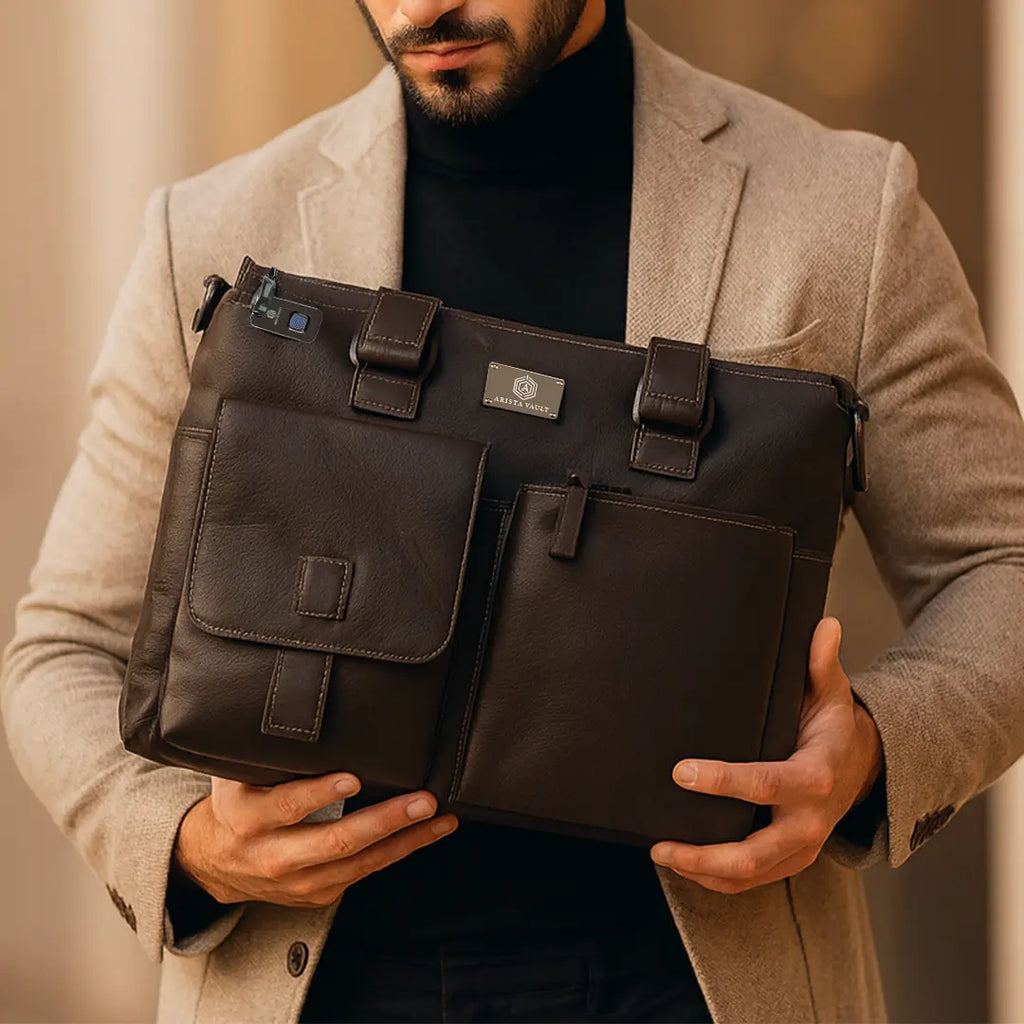 Seren Fingerlock Bag (Brown) Arista Vault