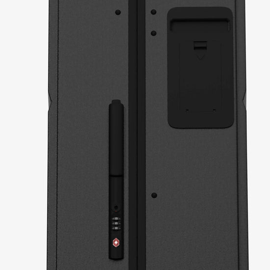 Grey Jarviz Smart Luggage with Self-Following Technology and Rideable Design for Modern Travelers