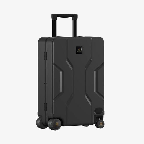 Grey Jarviz Smart Luggage with Self-Following Technology and Rideable Design for Modern Travelers