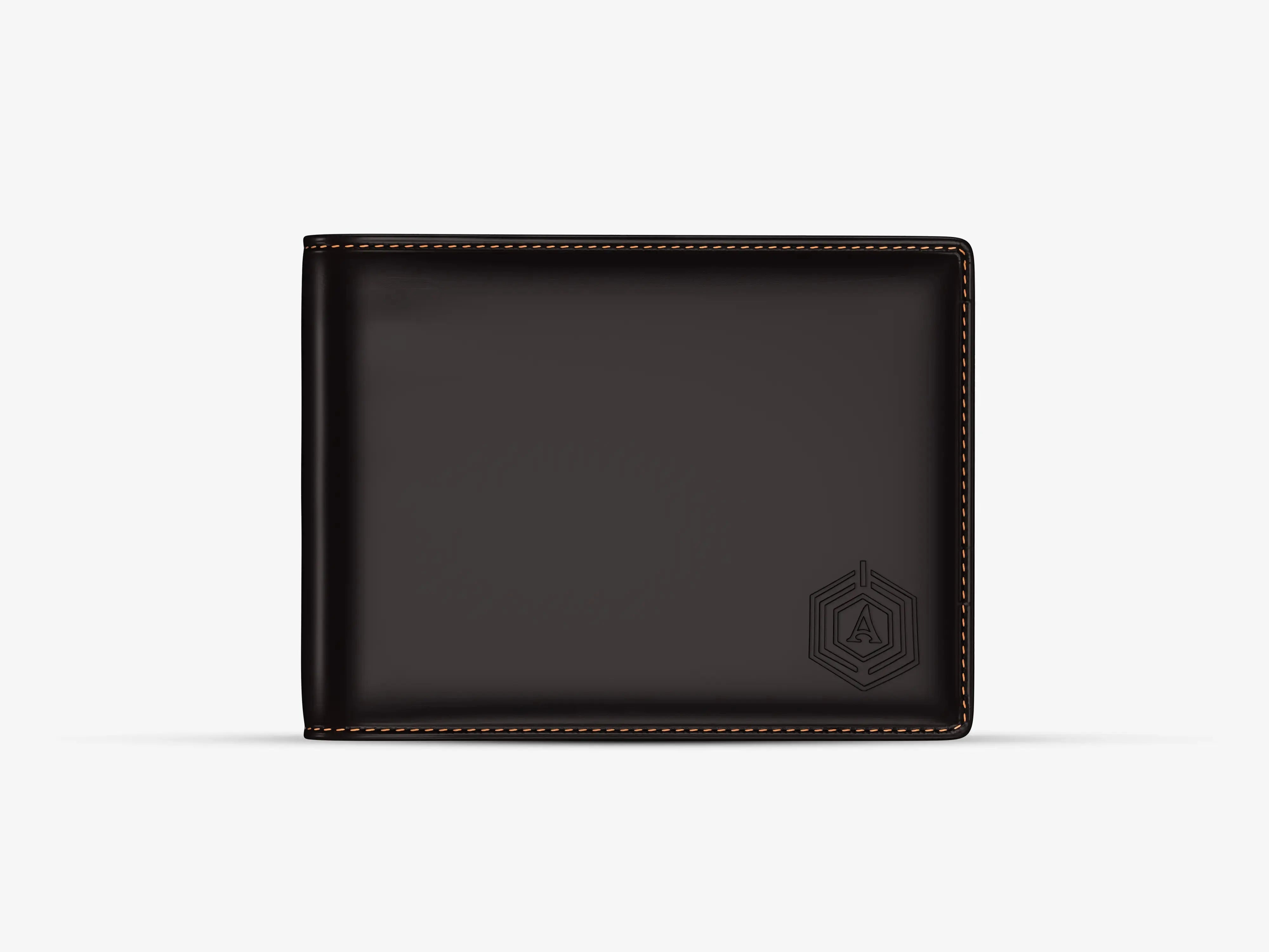 Brown Italian Leather Smart Wallet with Built-in Power Bank and Anti-Loss Technology