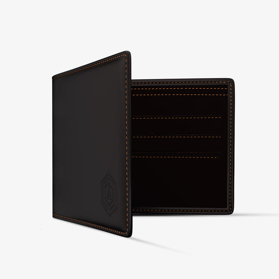 Wallet Bot Classic Arista Italian Leather Smart Wallet Showing Built-in USB Power Bank Feature for Mobile Charging