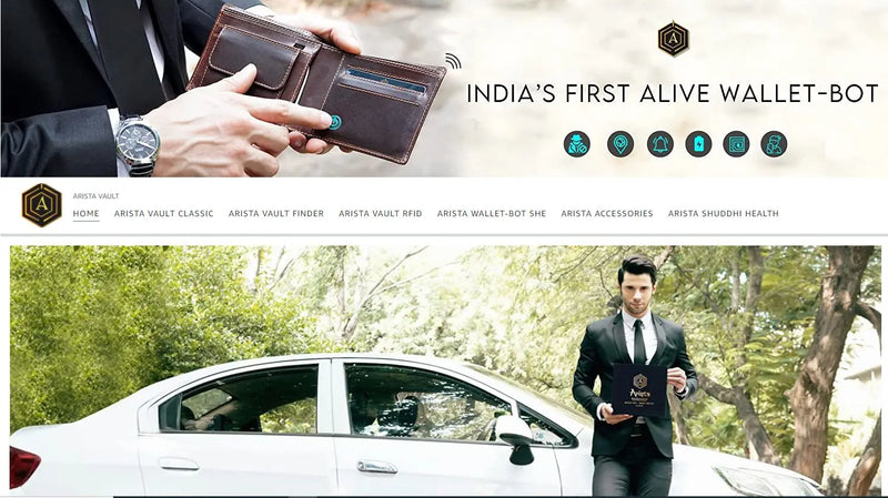 WALLET BOT India's Best Smart Wallet For Men – Arista Vault