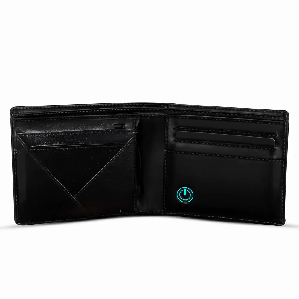 Wallet-bot Classic | Smart wallet | Inbuilt Powerbank  (Black) Arista Vault