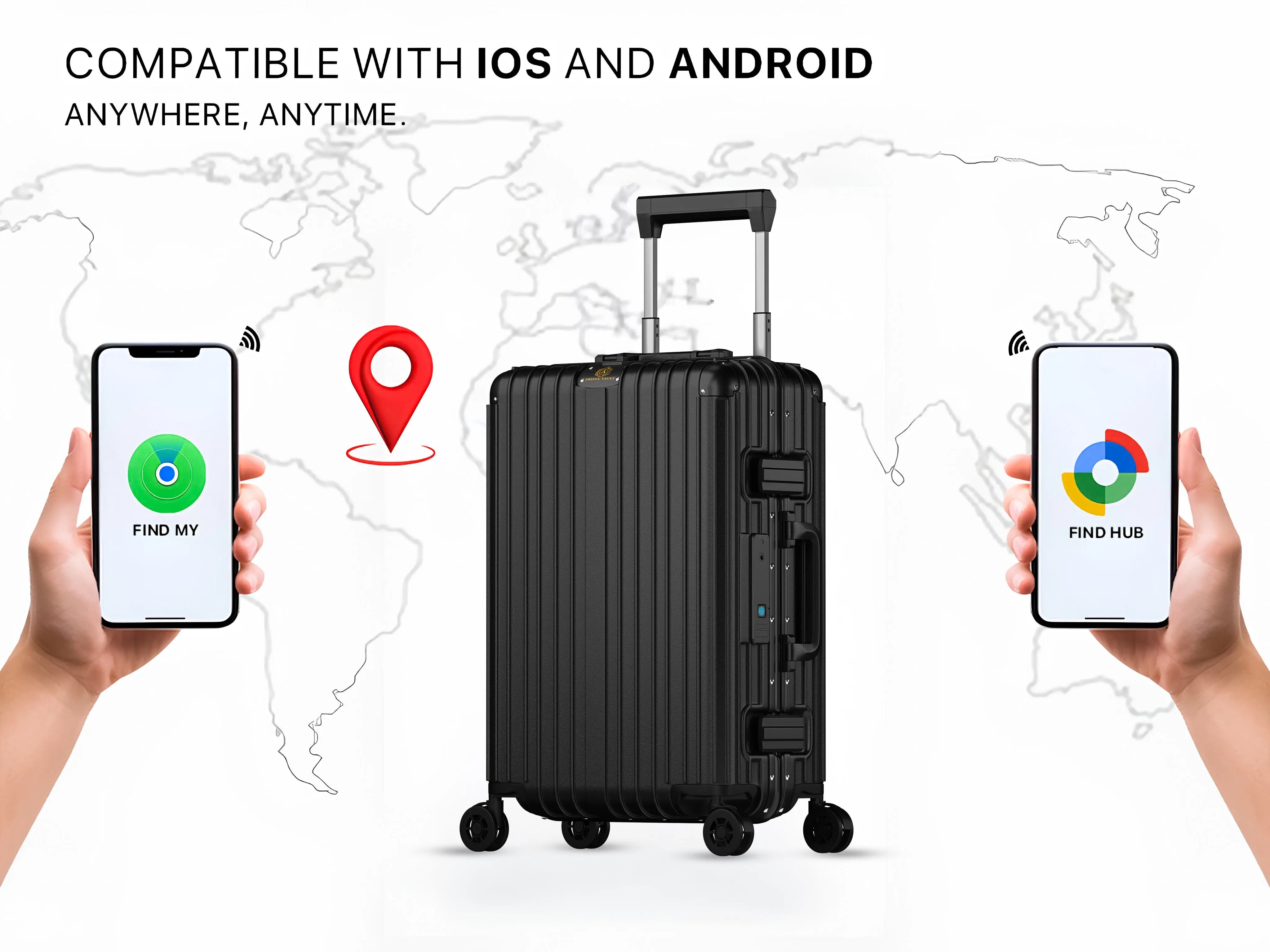 Smart Aviator Luggage | Live Location