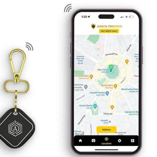 Croc-Textured Fingerlock Bag | Smart Keychain Arista Vault
