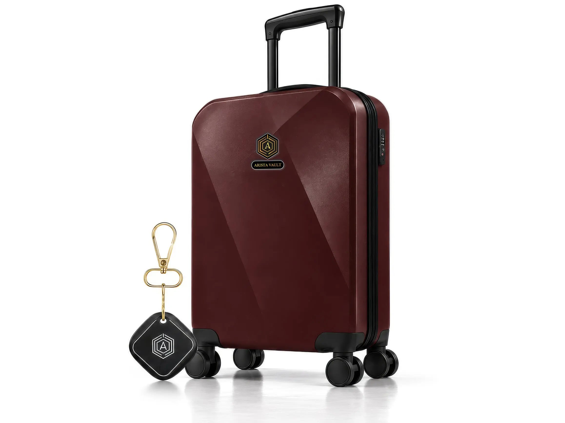 Arista Spot - Luggage Maroon + Free Smart Keychain