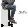 Follow Me Smart Luggage  (White) Arista Vault