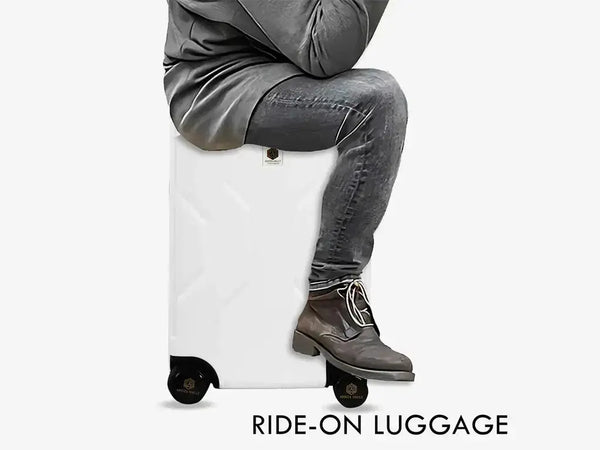 Inside View of White Jarviz Luggage Showing Spacious Compartments and Organization Features