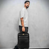 Smart Fingerlock Backpack Leather in (Black) Arista Vault