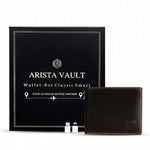 Wallet-bot Classic | Smart wallet | Inbuilt Powerbank (Brown) Classic Brown