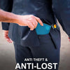 Traveller Wallet | Tracker Wallet | Anti Theft (Blue) Intellux Blu