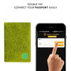 Smart Passport Holder (Green) Arista Vault