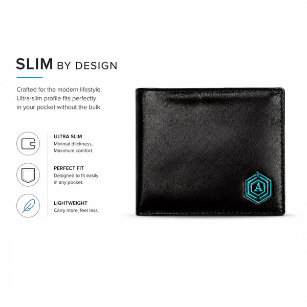 RFID Wallet | Anti-Theft (Black) RFID Black