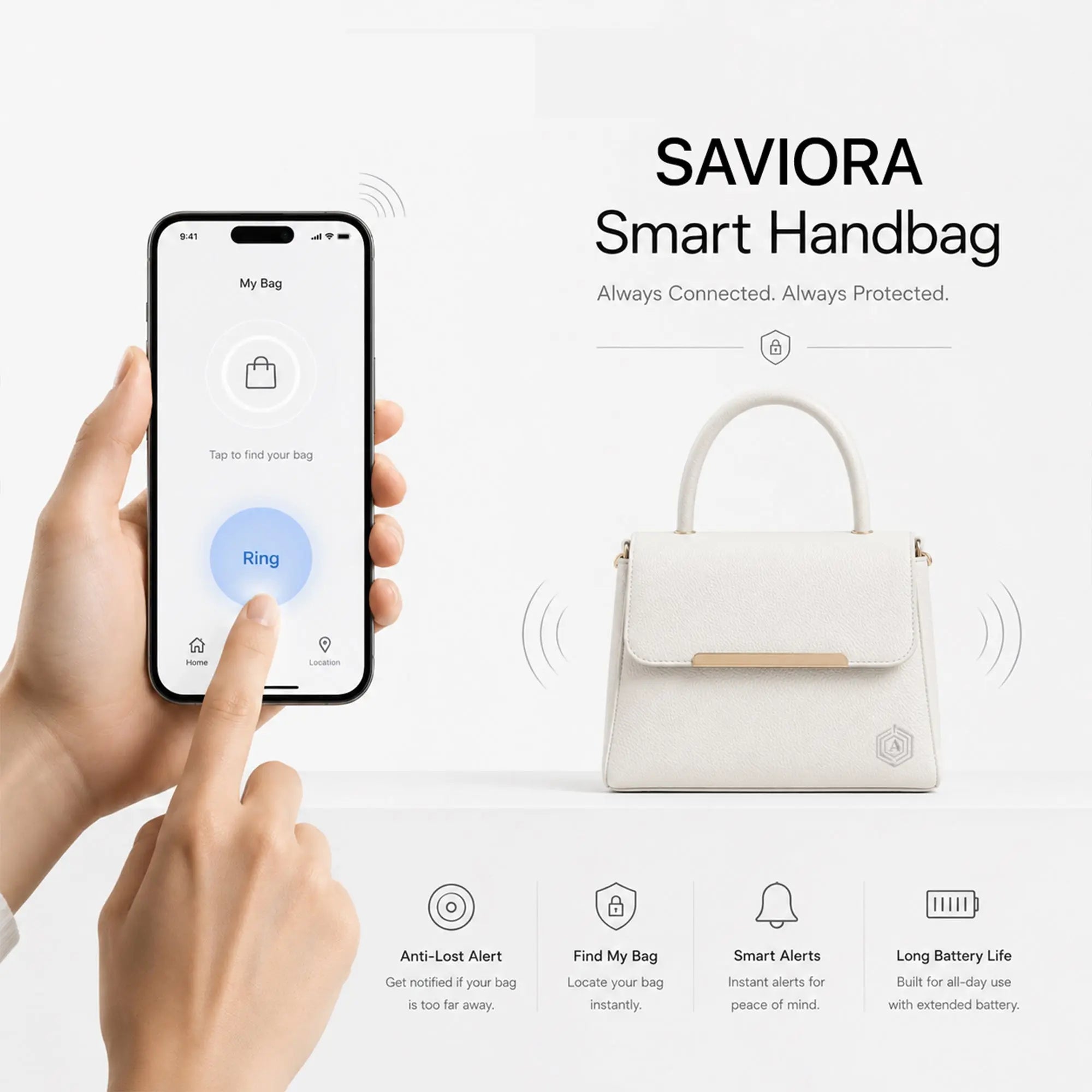 Saviora Smart Handbag