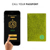 Smart Passport Holder (Green) Arista Vault