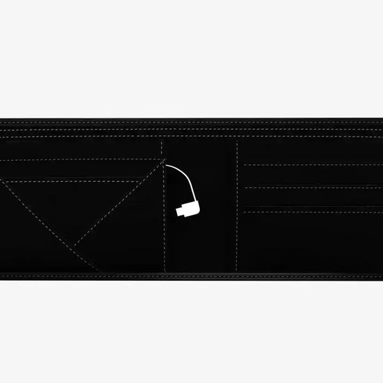 Smartphone Showing Arista Tracker App Connected to Black Wallet Bot for Location Tracking