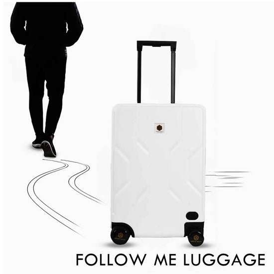 Follow Me Smart Luggage - Jarviz (White) Arista Vault