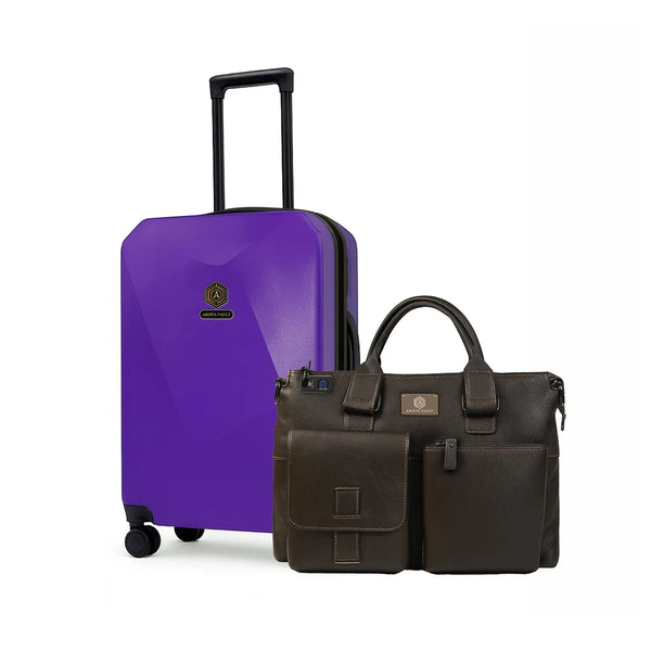 Arista Spot - Purple (24") + Seren Fingerlock Bag (Brown)