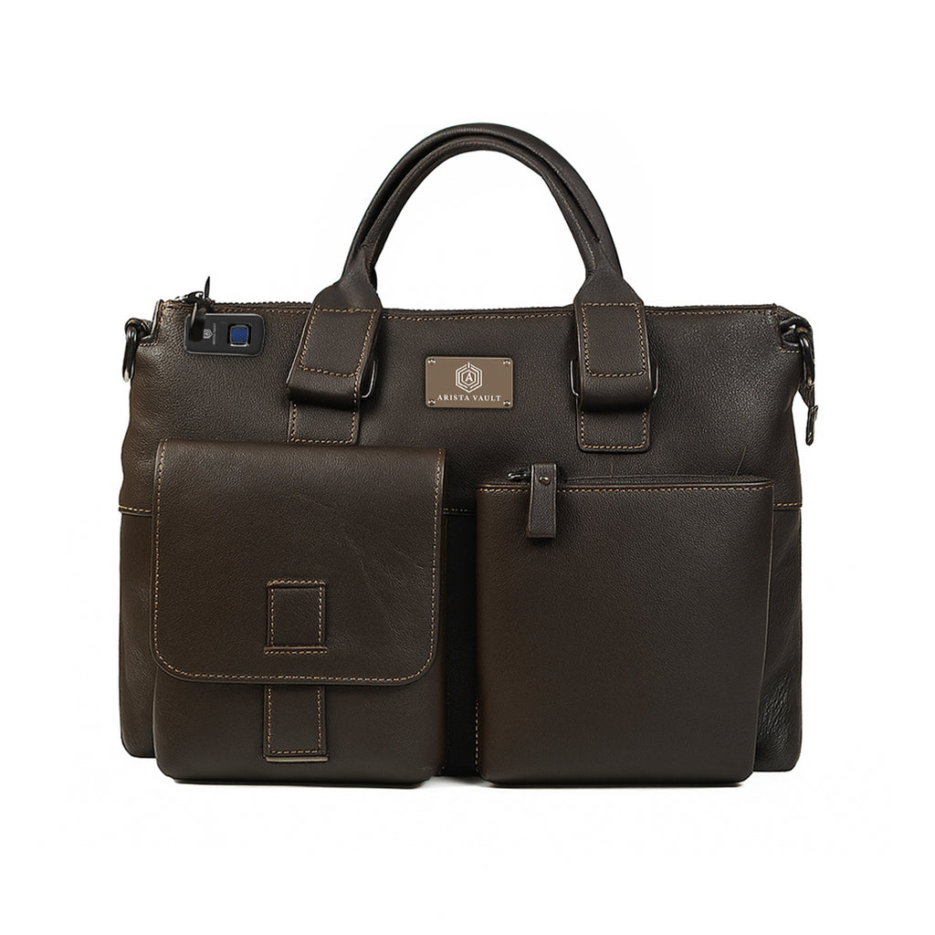 Arista Spot - Purple (24") + Seren Fingerlock Bag (Brown)