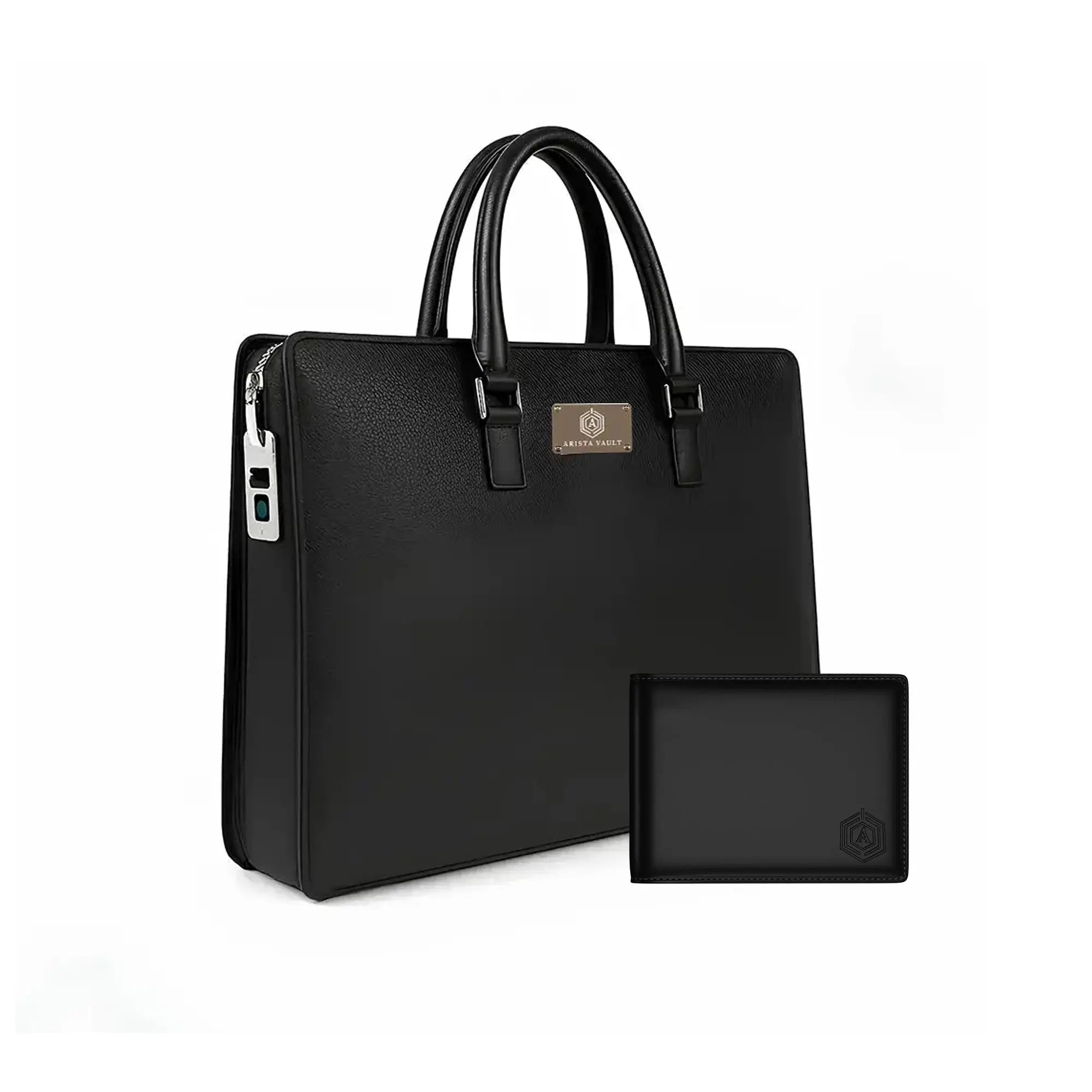 TechBag Fingerlock Bag(Black) + Wallet Bot Classic Black Arista Vault