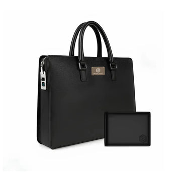 TechBag Fingerlock Bag(Black) + Wallet Bot Classic Black Arista Vault