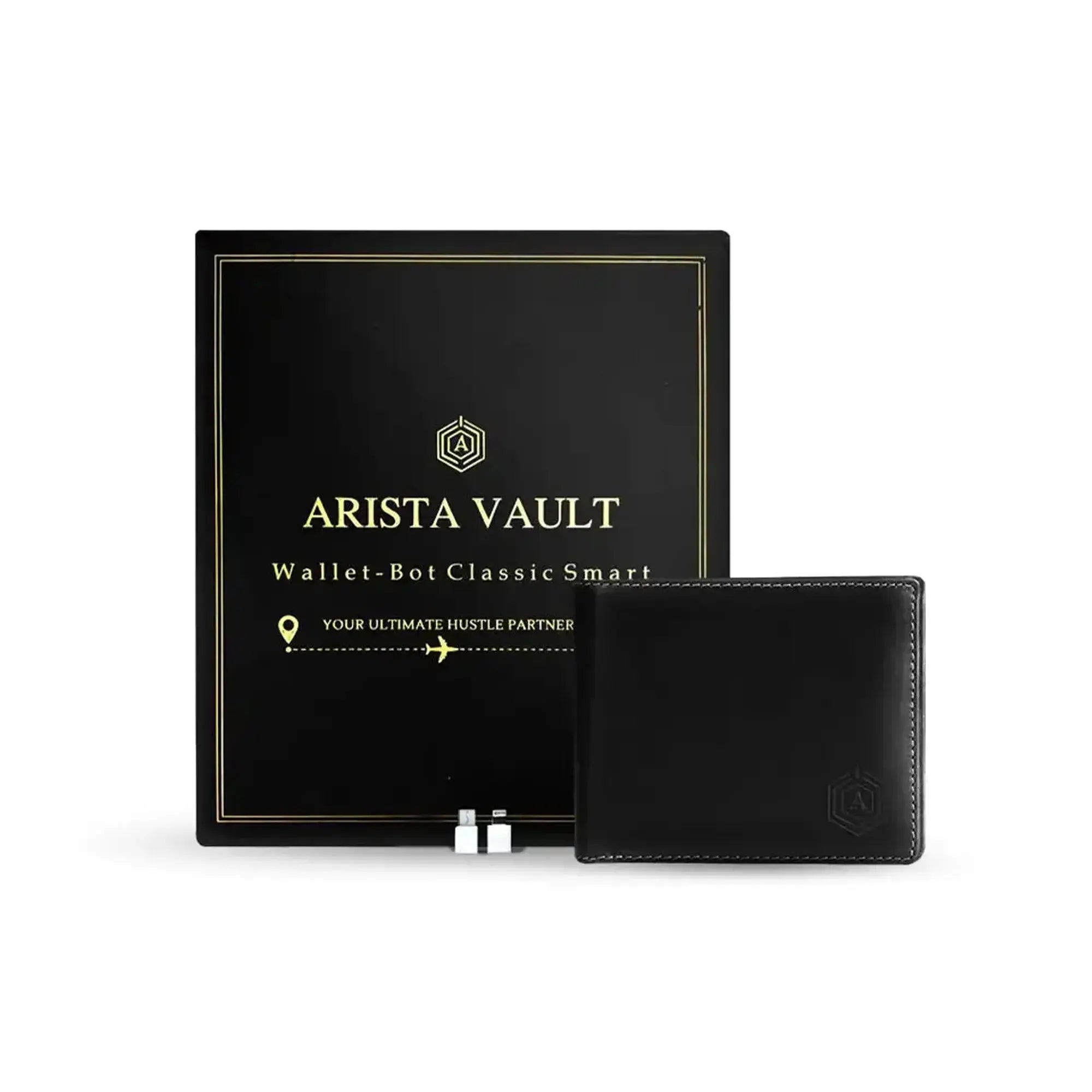 TechBag Fingerlock Bag(Black) + Wallet Bot Classic Black Arista Vault