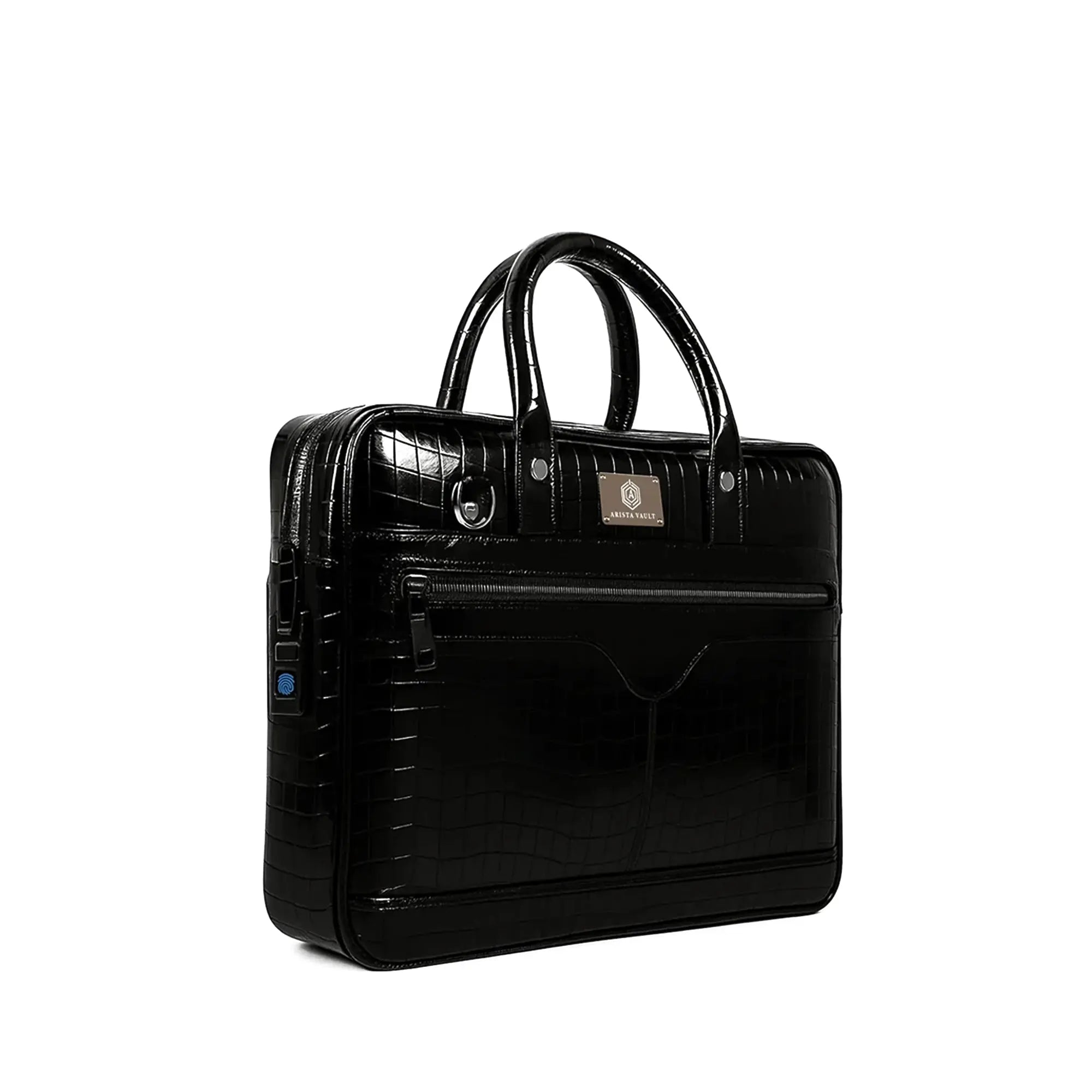Arista Spot - Luggage Maroon + Croc-Textured Black