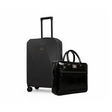 Arista Spot Pro - Luggage Black + Croc-Textured Black