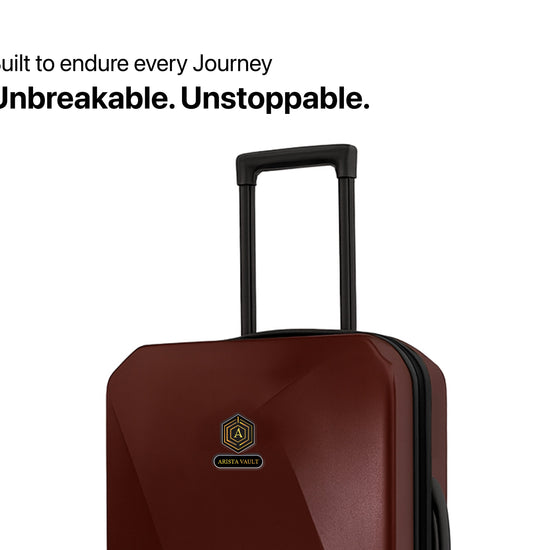 Arista Spot - Smart Luggage Maroon Arista Vault