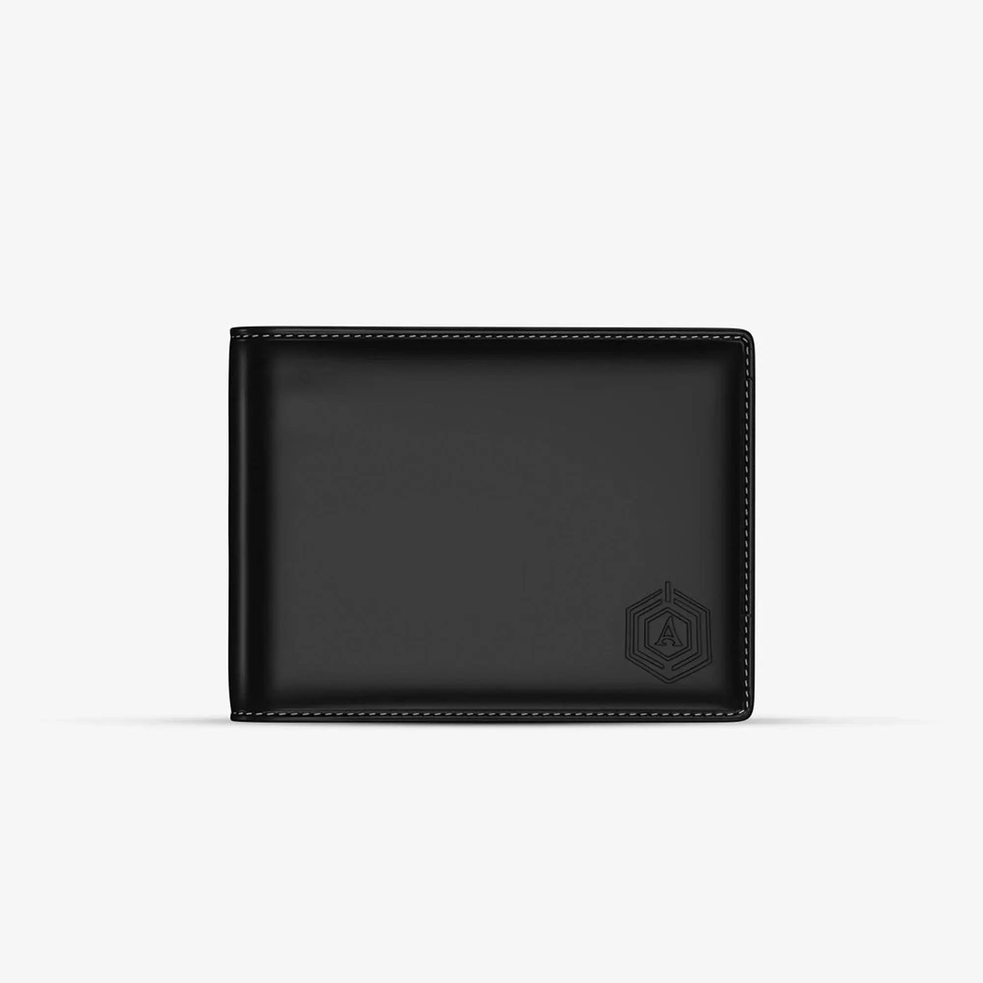 Fingerlock leather Bag(Brown) and Wallet Bot Classic Black Arista Vault