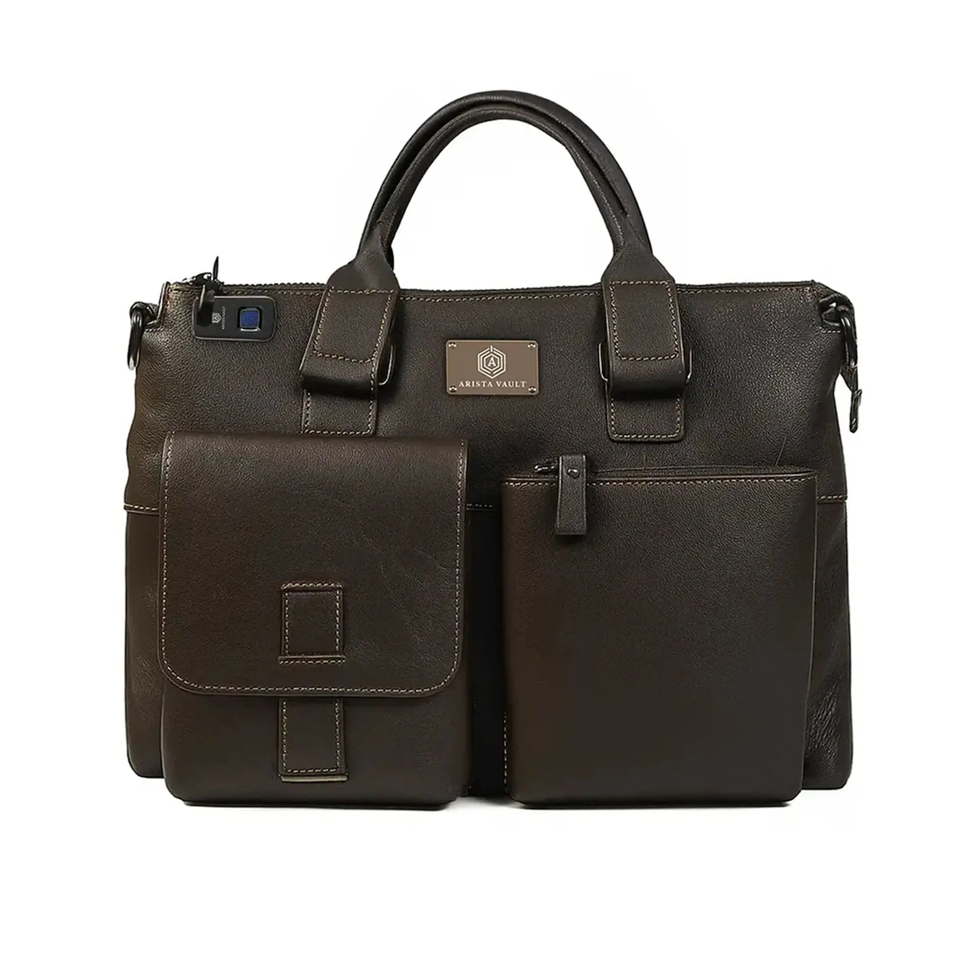 Seren Fingerlock Bag(Brown) and Wallet Bot Classic Brown Arista Vault