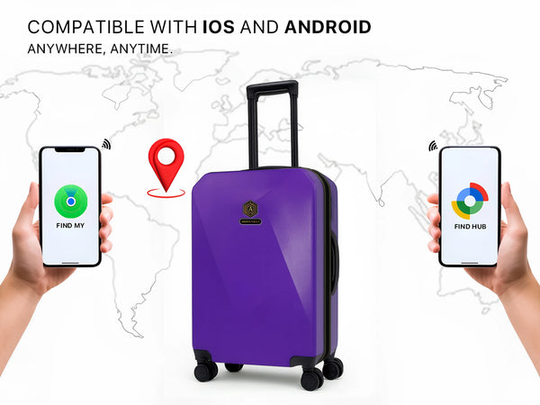 Arista Spot - Smart Luggage Purple