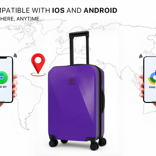 Arista Spot - Smart Luggage Purple Arista Vault