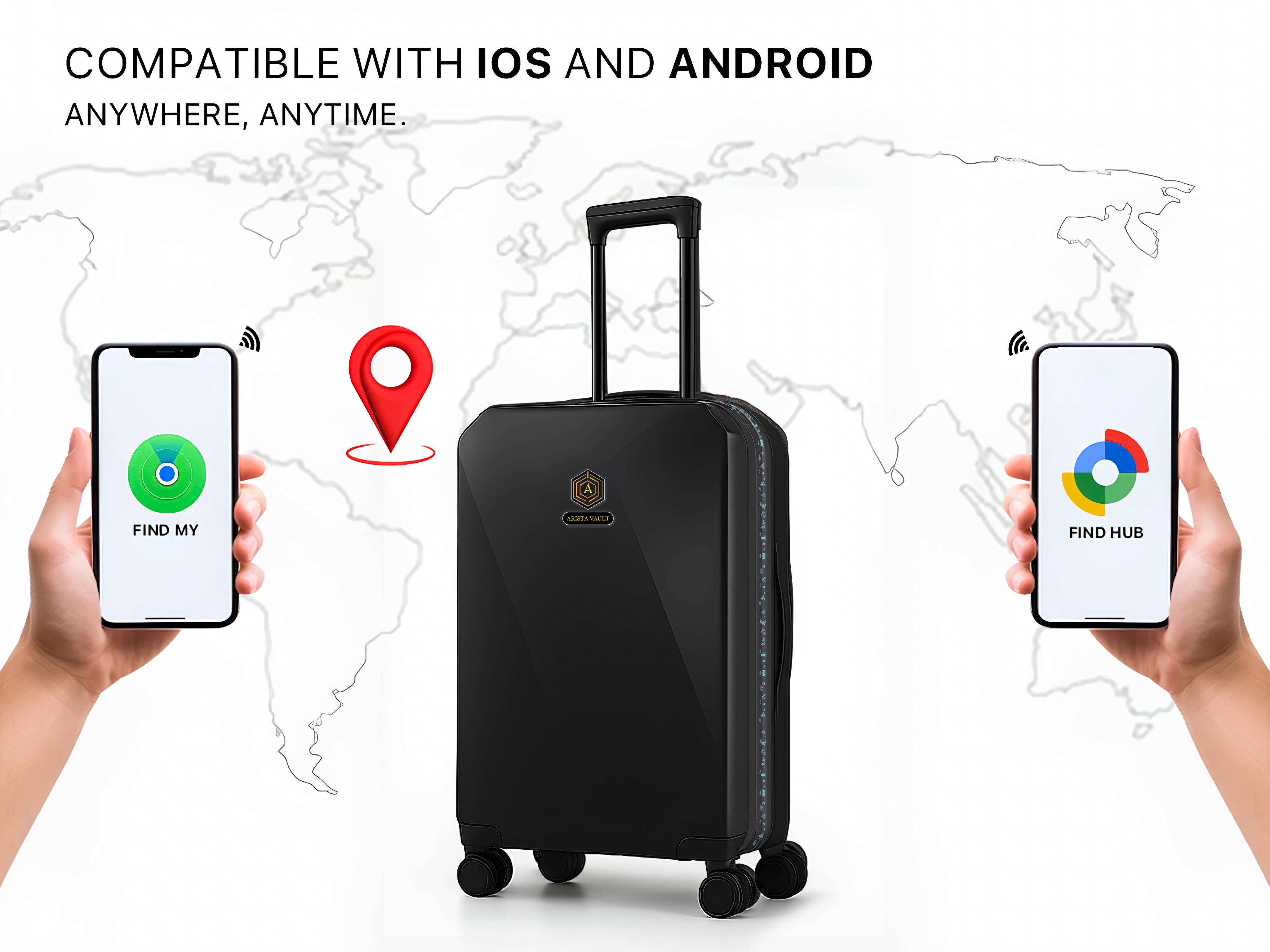 Travel story - Smart Luggage Black Arista Vault