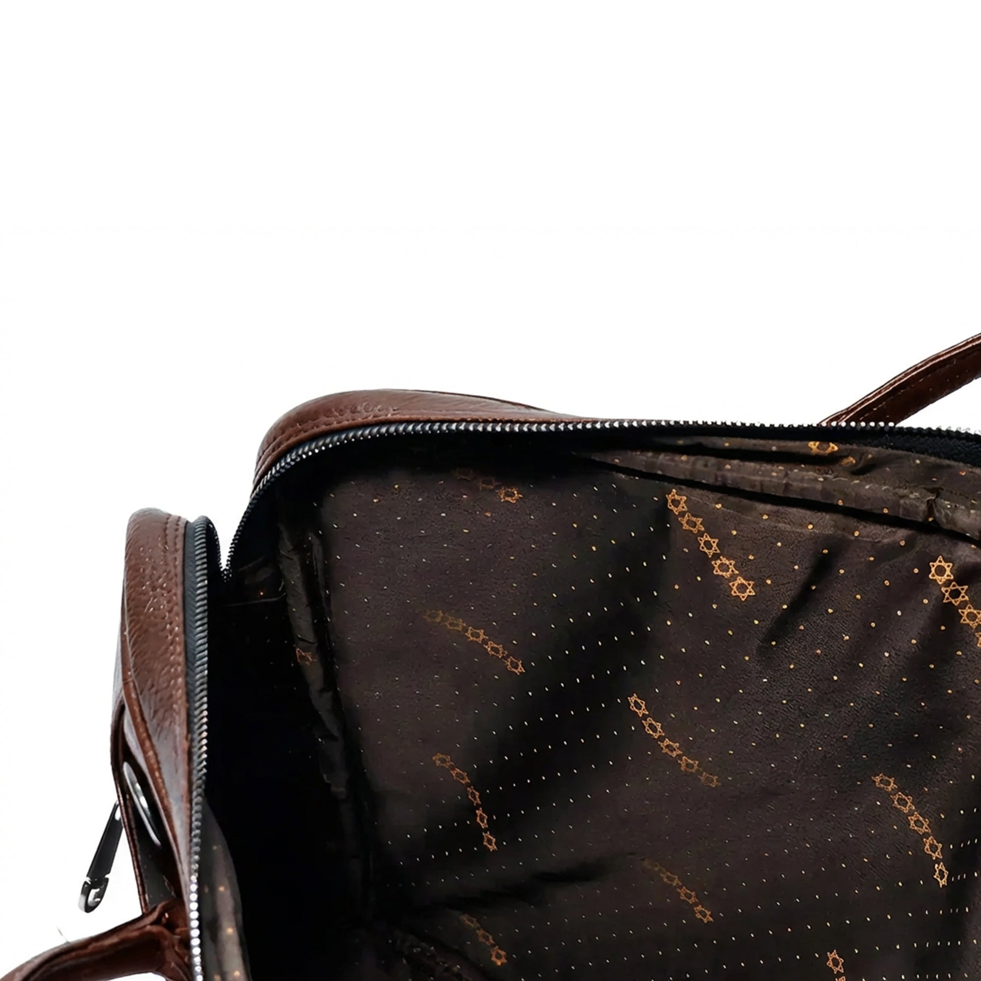 Croc-Textured Leather Bag Arista Vault