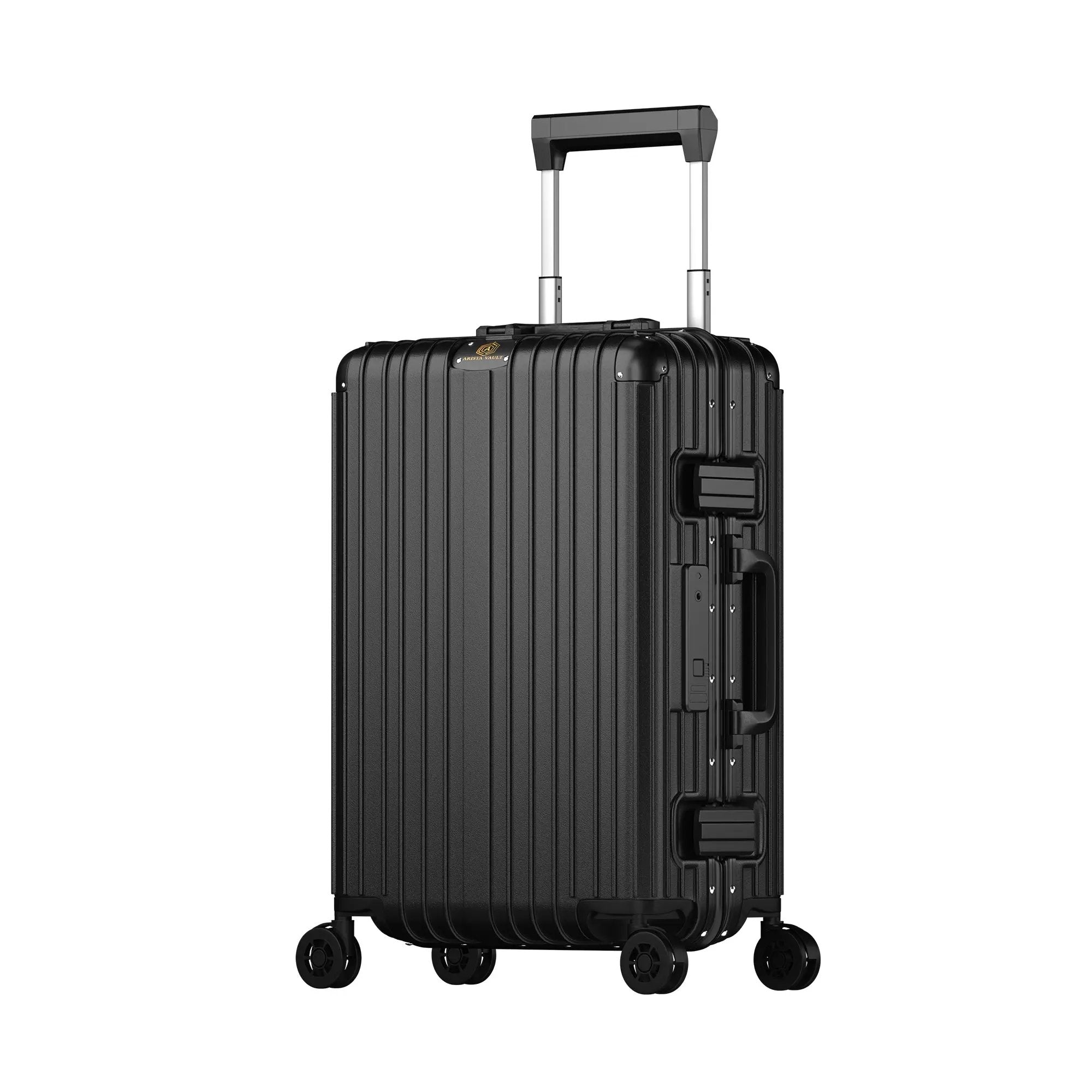 Smart Aviator Luggage and Smart Keychain (Navy Blue) Arista Vault