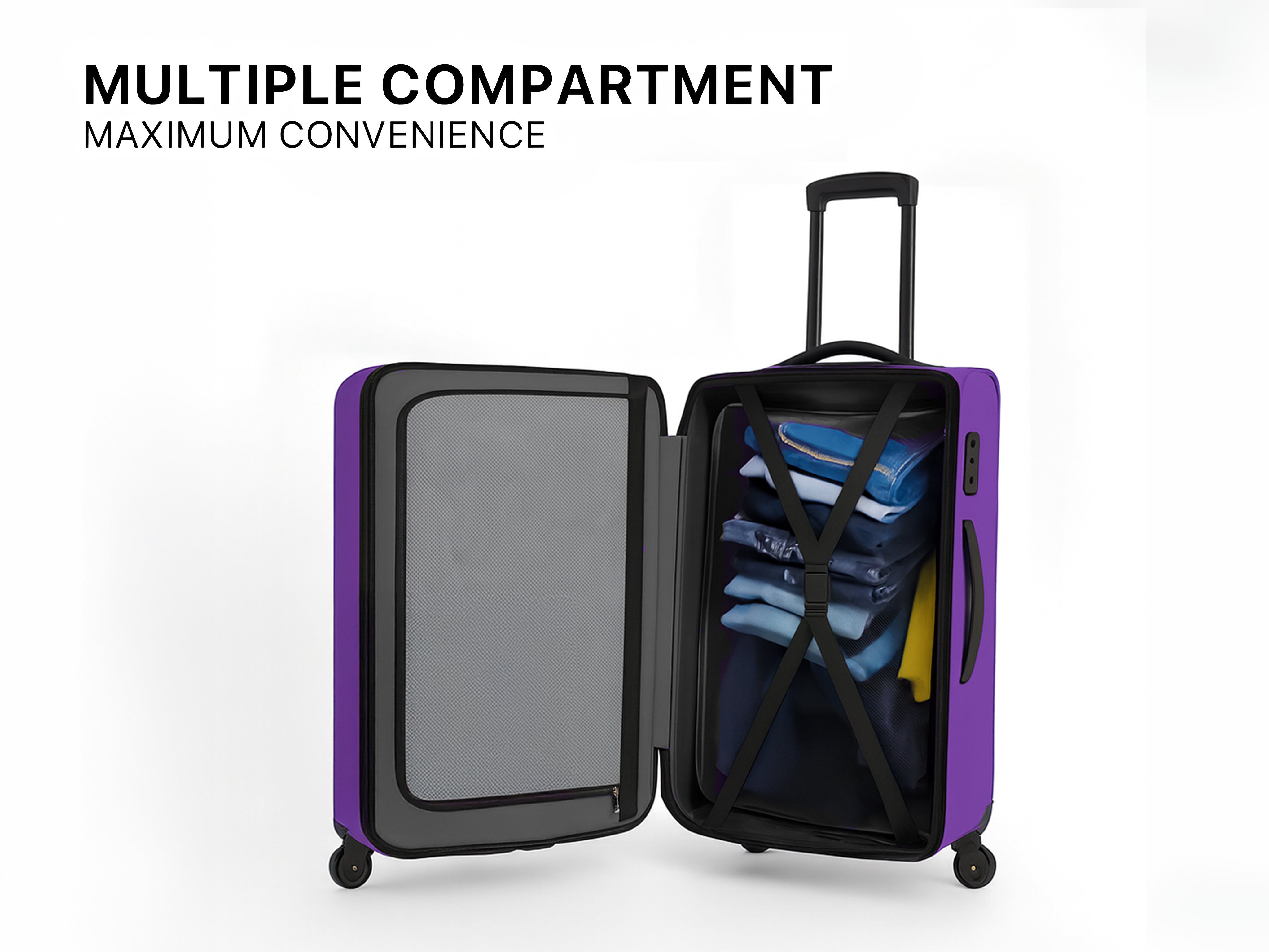Arista Spot - Smart Luggage Purple Arista Vault