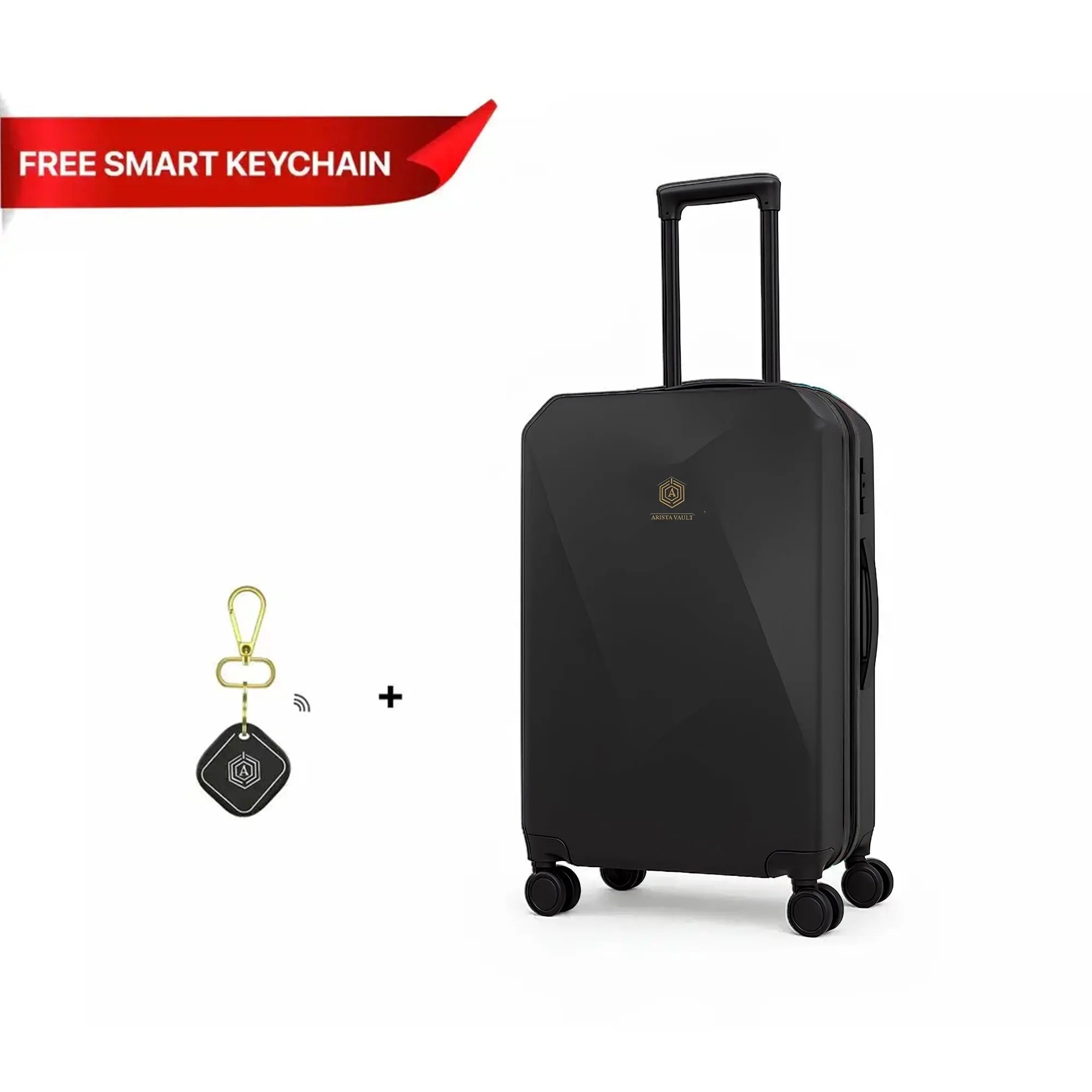 Arista Spot Pro - Luggage Black + Free Keychain Arista Vault
