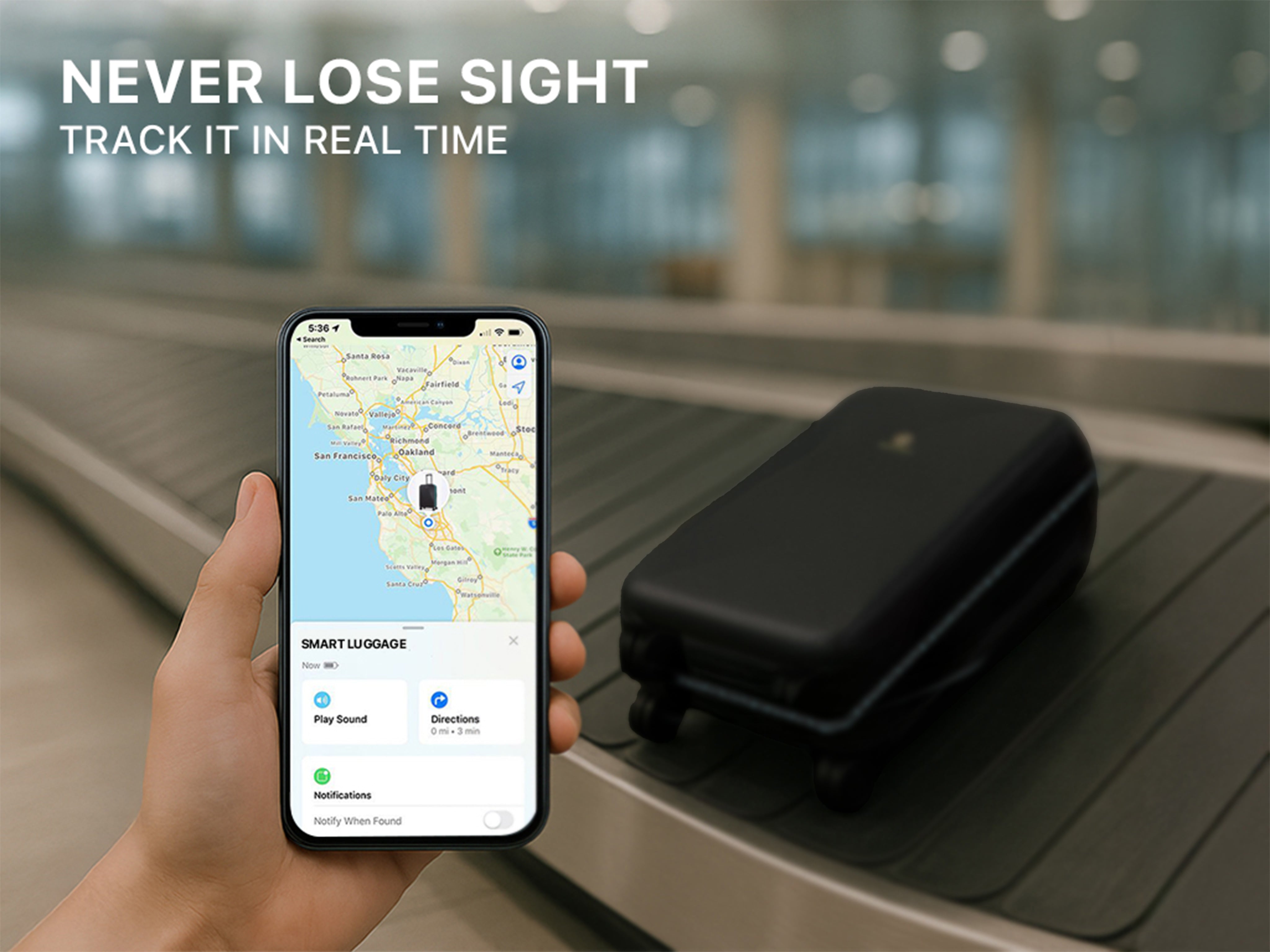 Travel story - Smart Luggage Black Arista Vault