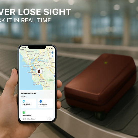 Arista Spot - Smart Luggage Maroon Arista Vault