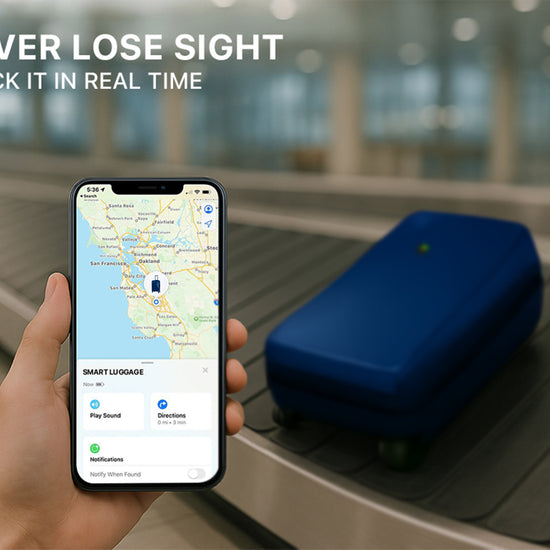 Arista Spot Pro - Smart Luggage (Blue) Arista Vault