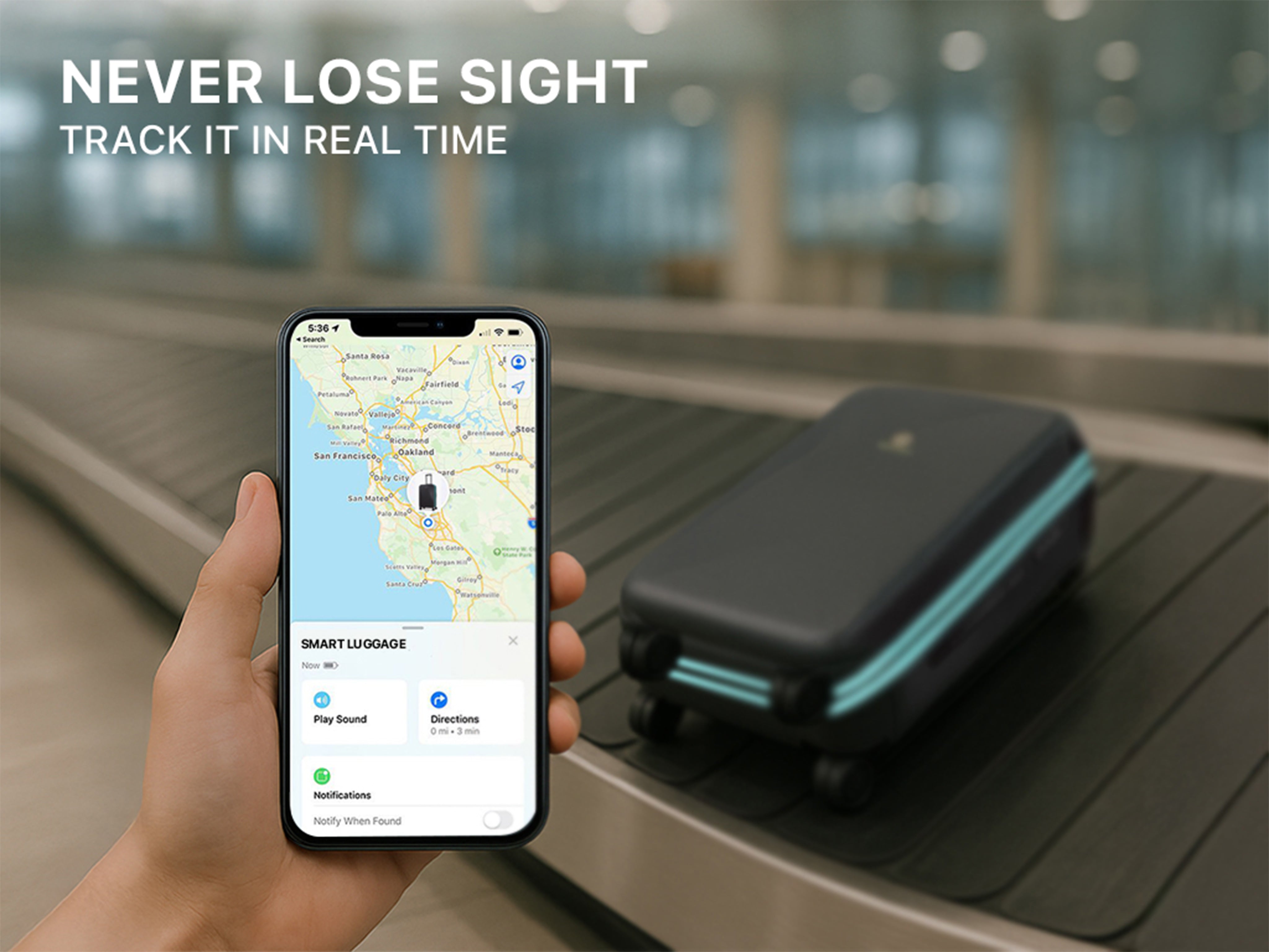 Nebula Neo - Smart Luggage Black Arista Vault