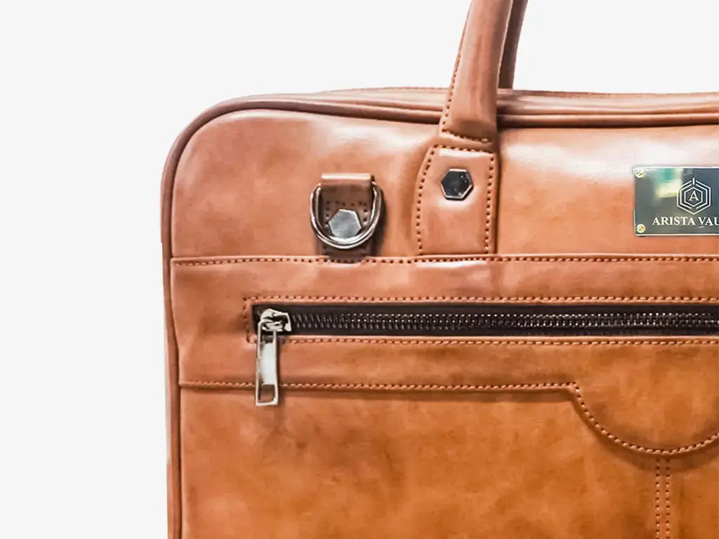 Close-up of ZenMatte Laptop Bag Biometric Scanner with 0.1 Second Response Time