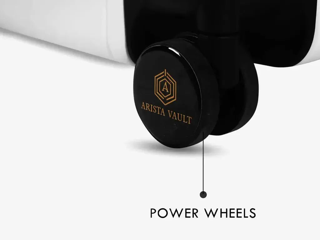 Remote Controller for White Jarviz Smart Luggage with Navigation and Mode Selection Buttons