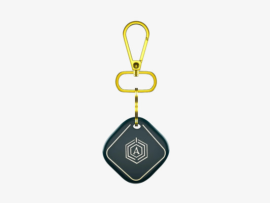 Navy Blue Smart Keychain with Bluetooth Tracking, Anti-Theft Alarm and 20-Meter Range