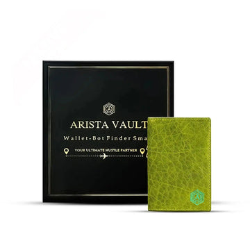 Smart Passport Holder (Green) Arista Vault