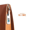 Techbag Fingerlock Laptop Leather Bags (Brown) Arista Vault