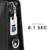 Techbag Fingerlock Laptop Leather Bags (Black) Arista Vault